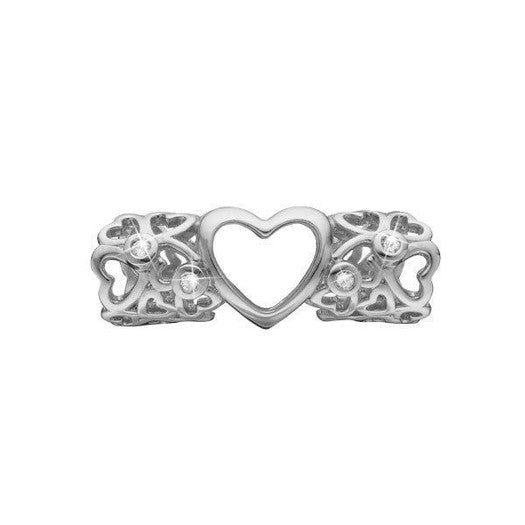 Forever and ever sølv charm med zirkonia fra Christina Jewelry & Watches
